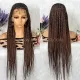 Cornrow Box Braids Braided Wig 13x7 Lace 32 Inches