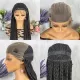 Cornrow Box Braids Braided Wig 13x7 Lace 32 Inches