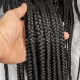 Cornrow Box Braids Braided Wig 13x7 Lace 32 Inches