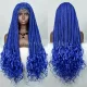 Goddess Box Braided Wig With  Loose Ends 9x6 Lace 36 Inches