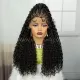 Goddess Cornrow Braided Curly Wig With Ponytail Full Lace 24 Inches