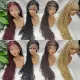 Knotless Boho Box Braids Braided Wig Full Lace 36 Inches