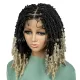 Knotless Butterfly Locs Bob Braided Wig 9x6 Lace