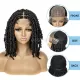 Knotless Butterfly Locs Bob Braided Wig 9x6 Lace