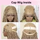 Knotless Butterfly Locs Braided Wig Full Lace 36 Inches