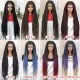 Knotless Micro Box Braids Braided Wig 9x6 Lace 36 Inches