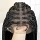 Knotless Micro Box Braids Braided Wig Full Lace 36 Inches