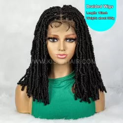 Knotless Passion Twist Braided Wig Full Lace