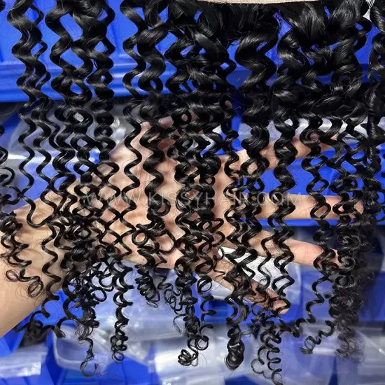 13x4 HD/ Transparent Lace Frontal Jerry Curl