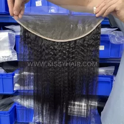 13x4 HD/ Transparent Lace Frontal Kinky Straight