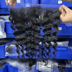 13x4 HD/ Transparent Lace Frontal Loose Deep