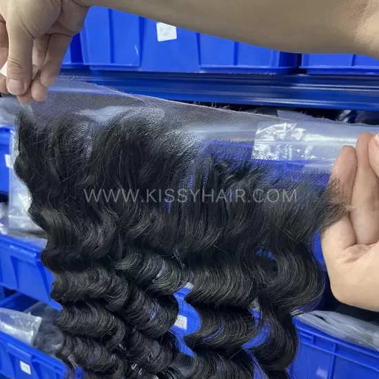 13x4 HD/ Transparent Lace Frontal Loose Deep