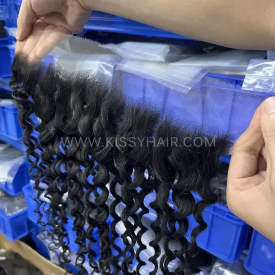 13x4 HD/ Transparent Lace Frontal Water Wave