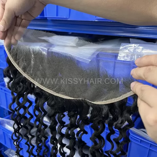 13x4 HD/ Transparent Lace Frontal Water Wave