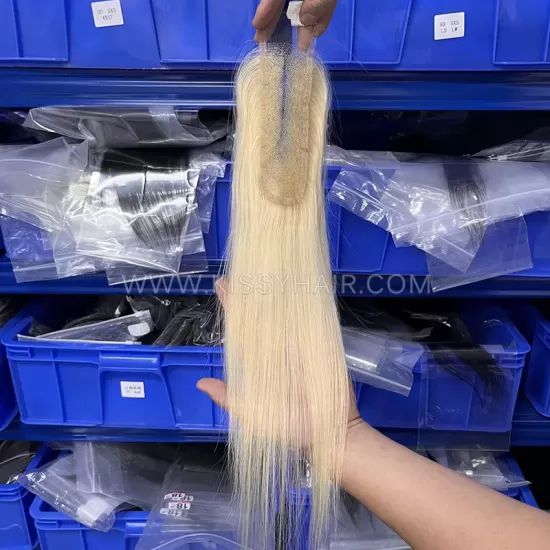 #613 Blonde 2x6 HD/ Transparent Lace Closure