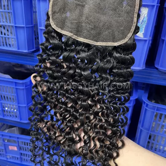 6x6 HD/ Transparent Lace Closure Jerry Curly