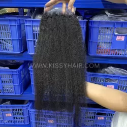 6x6 HD/ Transparent Lace Closure Kinky Straight