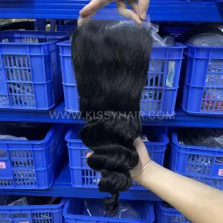 6x6 HD/ Transparent Lace Closure Loose Wave 