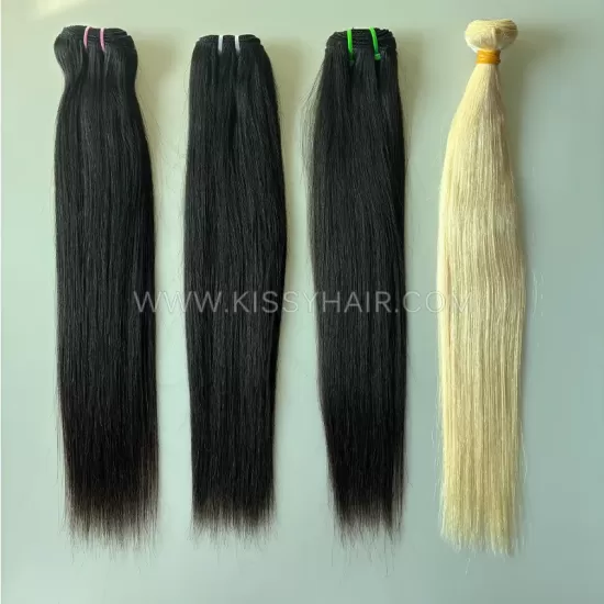 Different Qualities 4-Bundle Raw Hair Sample Pack