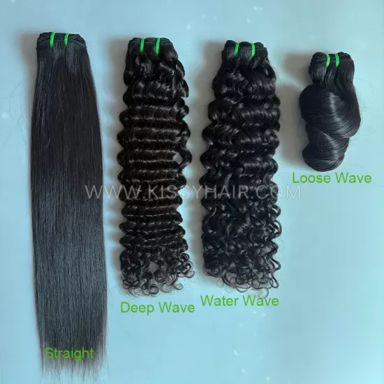 Different Textures 4-Bundle Raw Filipino Hair Sample Pack