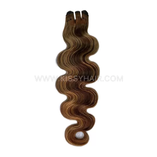 #4/27 Highlight Color Raw Human Hair Weave Bundle