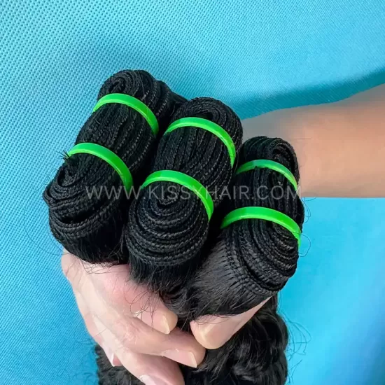 Raw Filipino Hair Weave Bundle Deep Wave