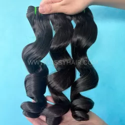 11A Raw Filipino Hair Weave Bundle Loose Wave 