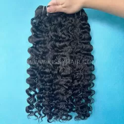 10A Extensions de cheveux laotiens bruts bouclés bohèmes