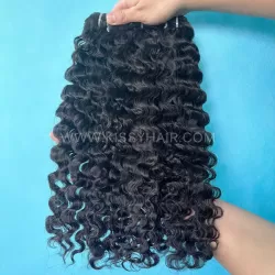 10A Extensions de cheveux laotiens bruts bouclés bohèmes