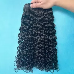 10A Extensions de cheveux laotiens bruts ondulés en vague