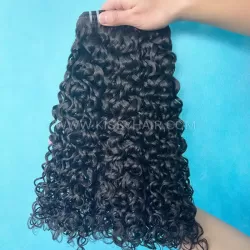 10A Extensions de cheveux laotiens bruts ondulés en vague