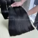 Raw Double Drawn Hair Weave Bundles Bone Straight