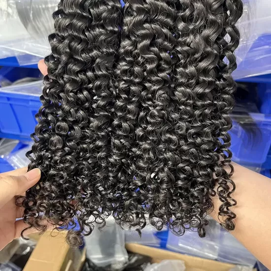 Raw Filipino Hair Weave Bundle Jerry Curly