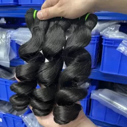 11A Raw Filipino Hair Weaves Bundles Loose Wave 