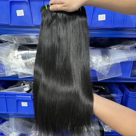 Pacote de trama de cabelo filipino cru reto