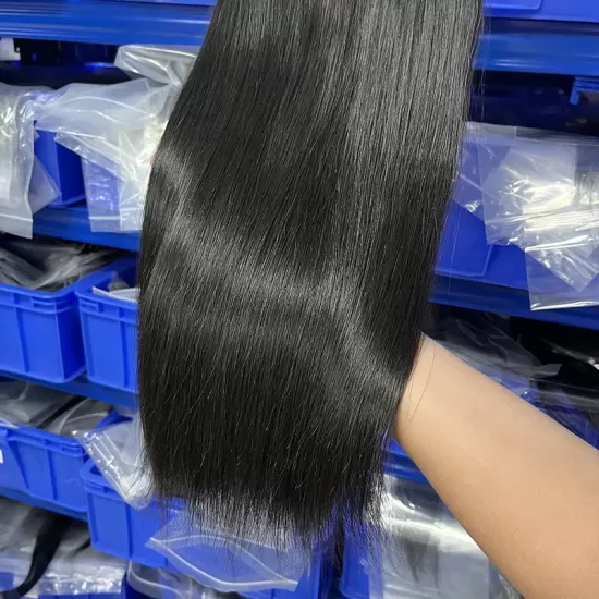 Pacote de trama de cabelo filipino cru reto