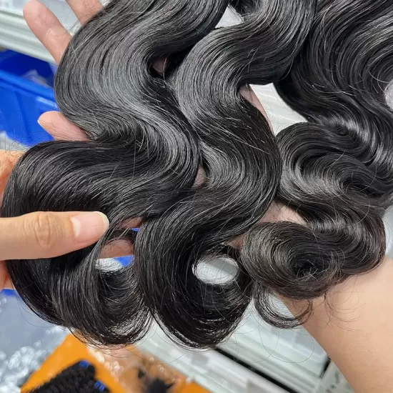 Raw Indian Hair Weave Bundle Body Wave