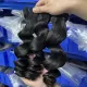 Pacote de trama de cabelo indiano cru onda solta