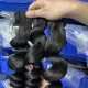 Pacote de trama de cabelo indiano cru onda solta