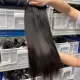 Pacote de trama de cabelo indiano cru reto