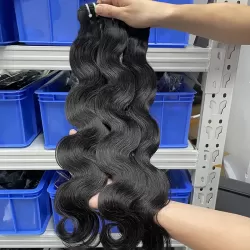 10A Raw Lao Hair Weave Bundle Body Wave 