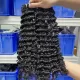 Pacote de trama de cabelo cru do Laos com ondas profundas