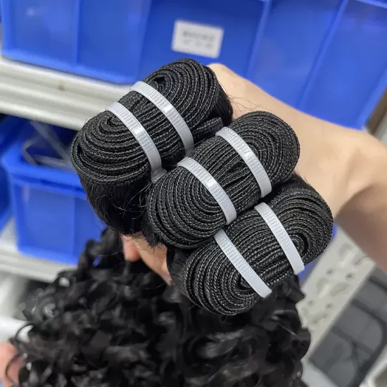 Raw Lao Hair Weave Bundle Jerry Curly