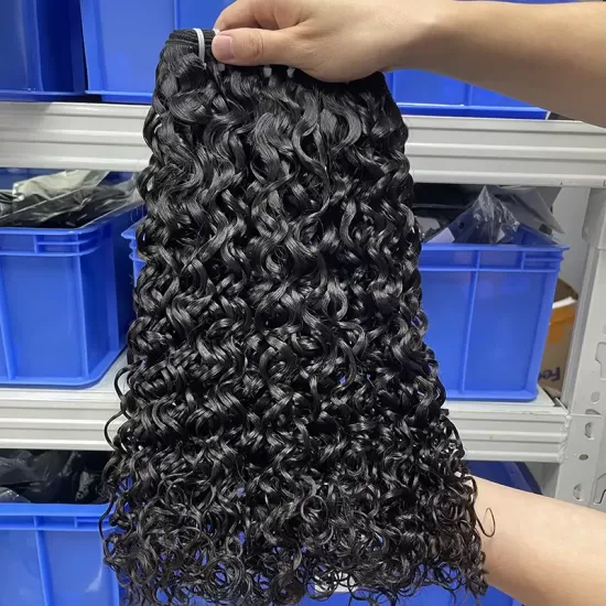 Tissage de cheveux bruts laotiens ondulés