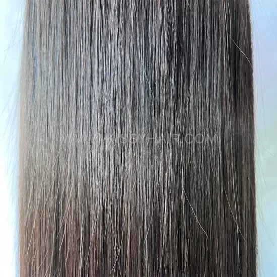 Peruca de Cabelo Humano Virgem Double Drawn 2x6/5x5 Liso Natural