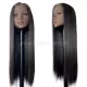 Peruca de Cabelo Humano Virgem Double Drawn 2x6/5x5 Liso Natural