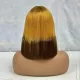 2x6 Cabelo Humano Virgem Dupla Tração Corte Reto Bob