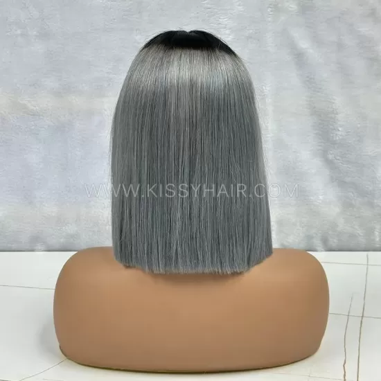 2x6 Cabelo Humano Virgem Dupla Tração Corte Reto Bob