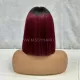 2x6 Cabelo Humano Virgem Dupla Tração Corte Reto Bob