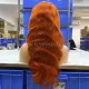 #350 Orange Color 13X4 Human Hair Wig